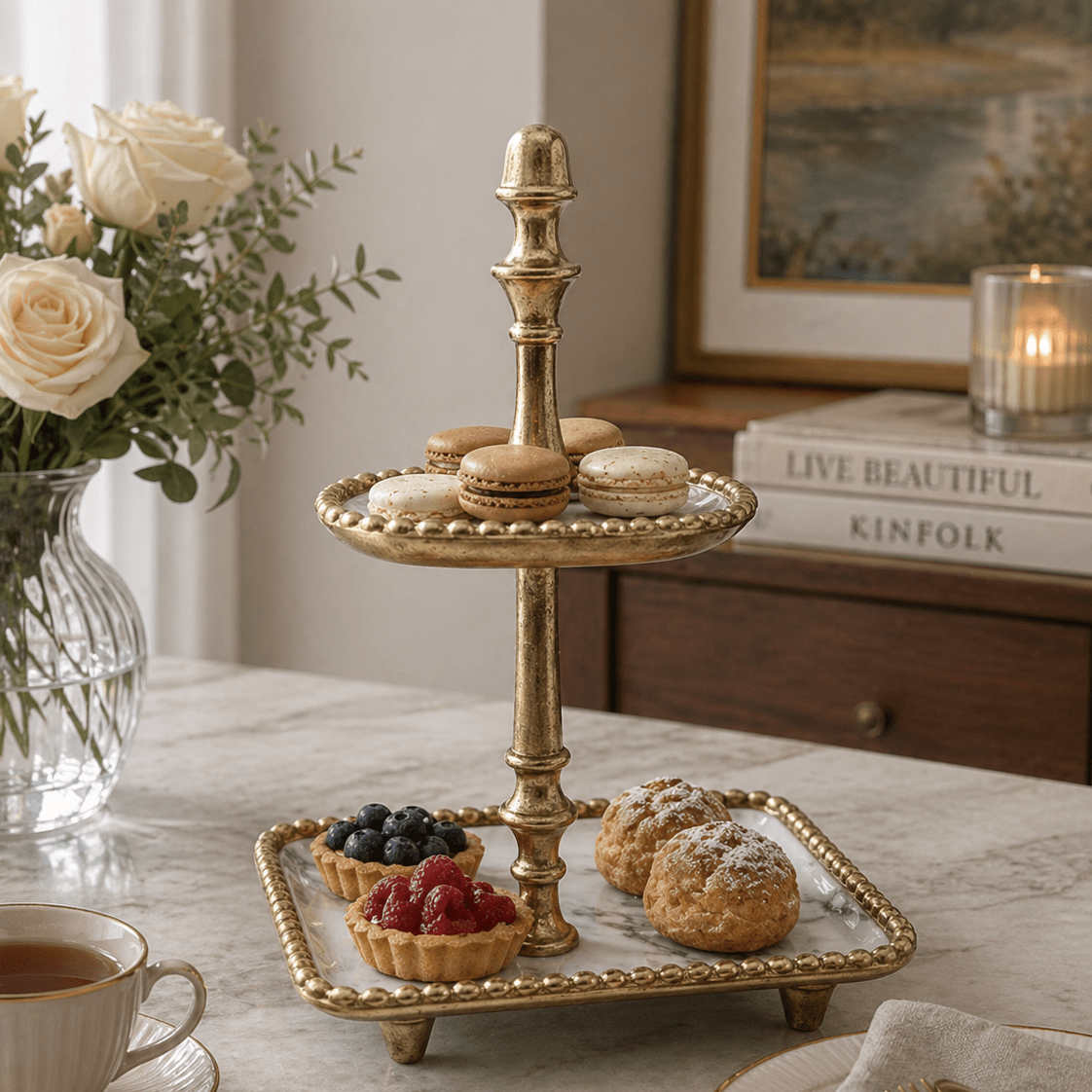 2 tier cake stand Kitchen Accessories| Roots Furniture