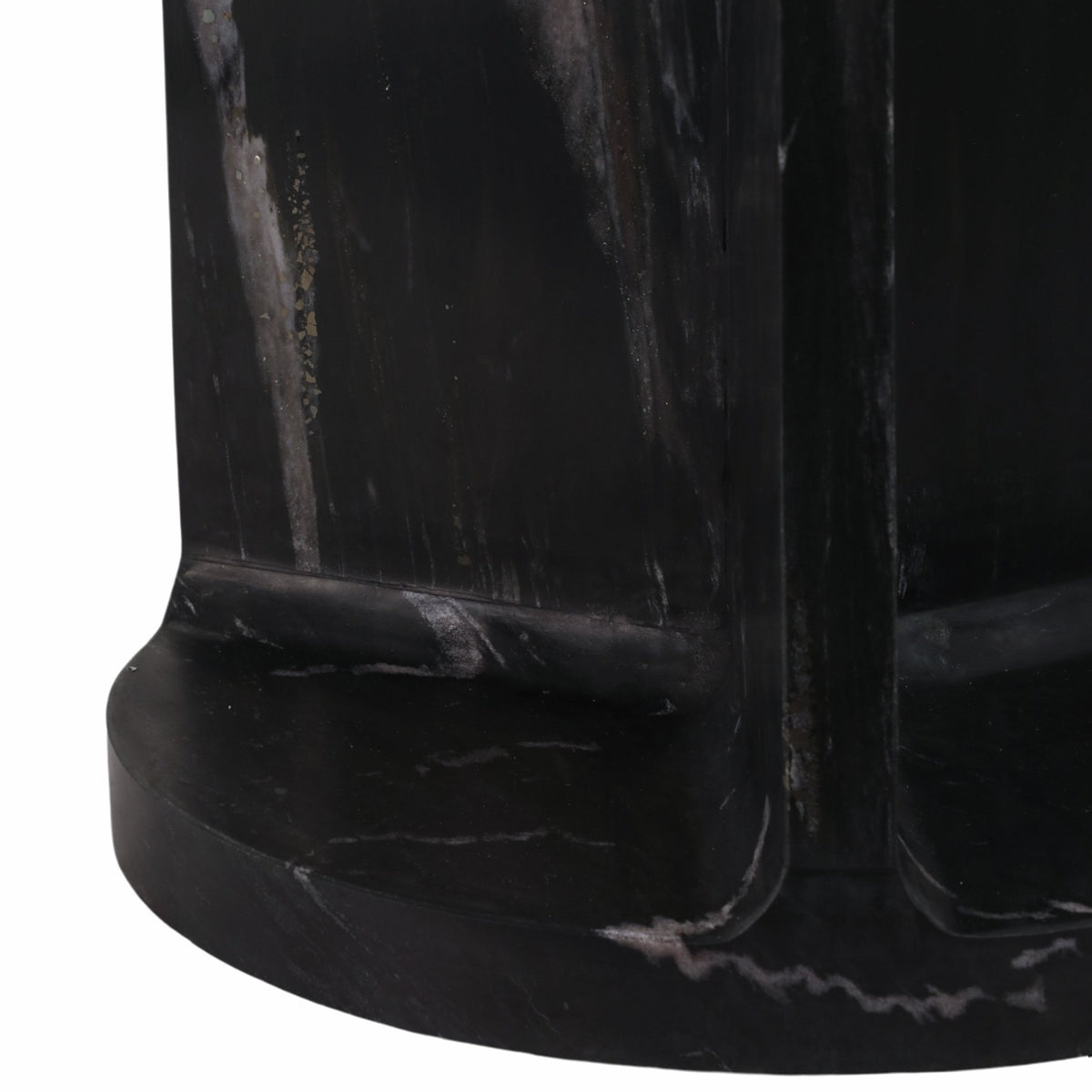 20" Augusto Carved Marble Accent Table Accent & End Tables| Sagebrook Home