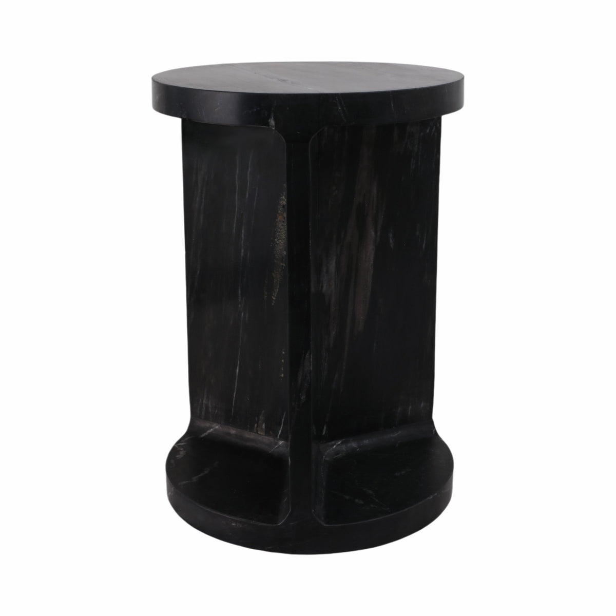20" Augusto Carved Marble Accent Table Accent & End Tables| Sagebrook Home