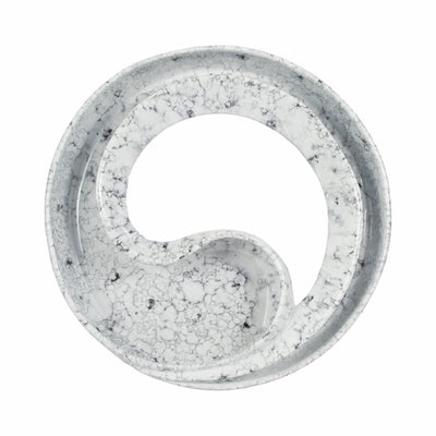 20" Karlin Marbled Ceramic Bowl - Al Rugaib Furniture