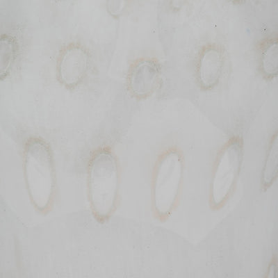 20" Meira Ivory Bouquet Glass Vase - Al Rugaib Furniture