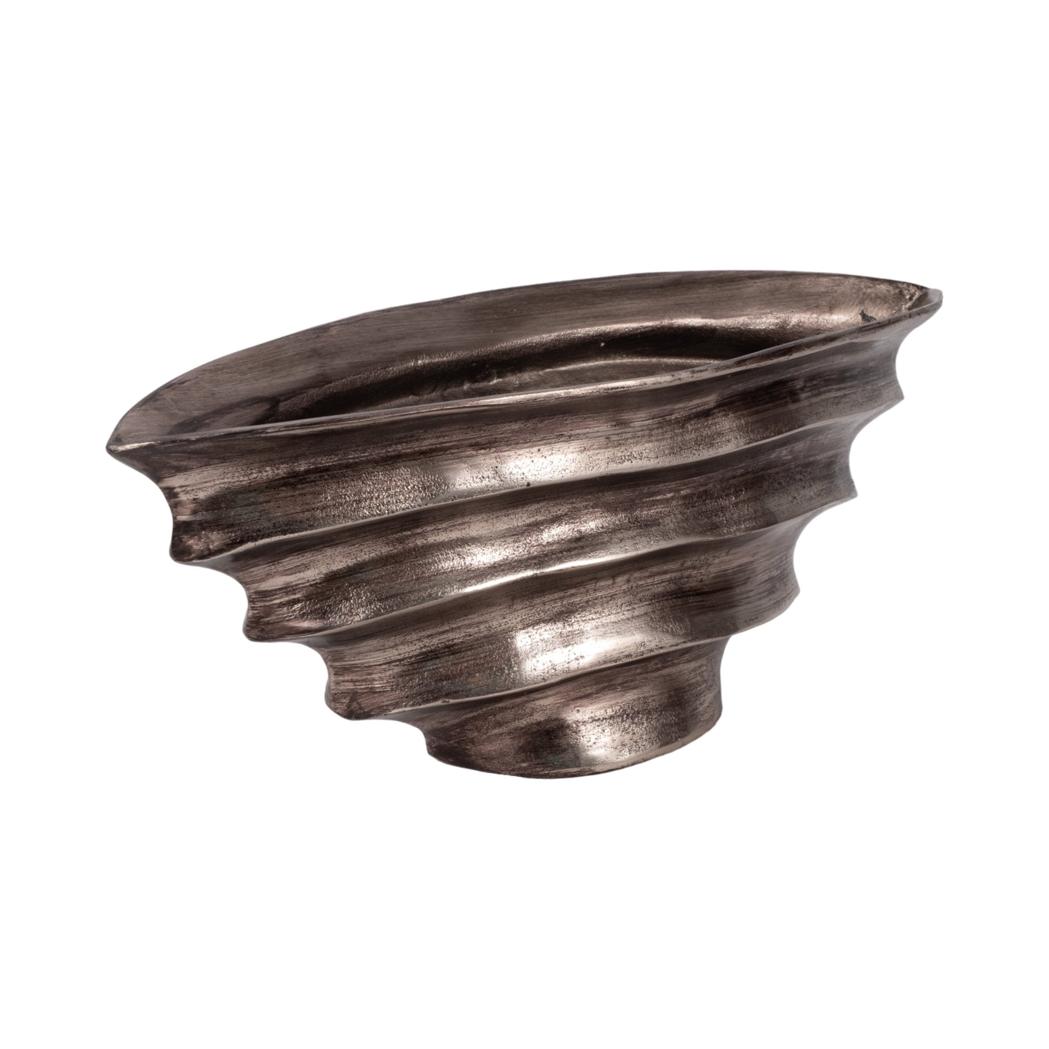 20" Morine Silver Metal Bowl Table Decors| Sagebrook Home