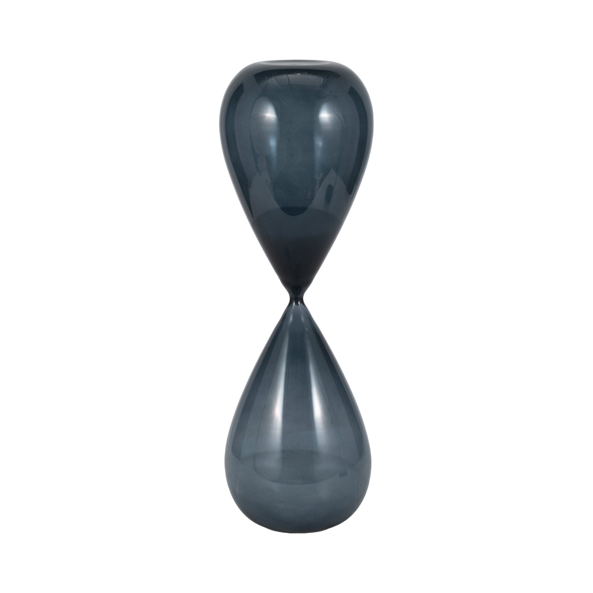 20" Sahini Small Navy Hourglass Table Decors| Sagebrook Home