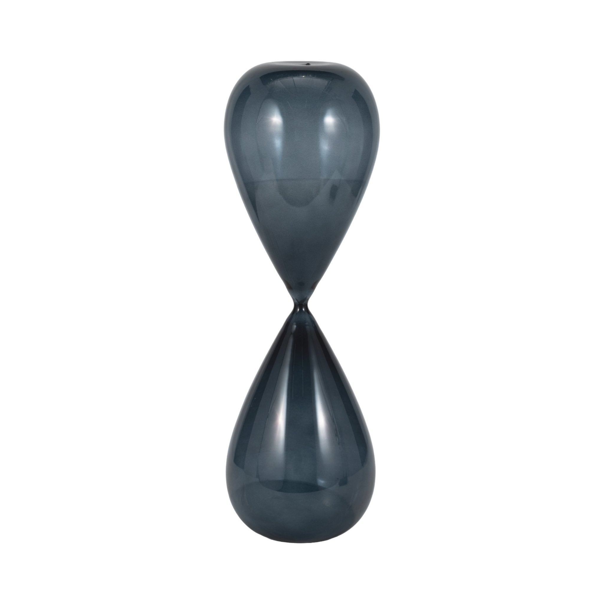20" Sahini Small Navy Hourglass Table Decors| Sagebrook Home