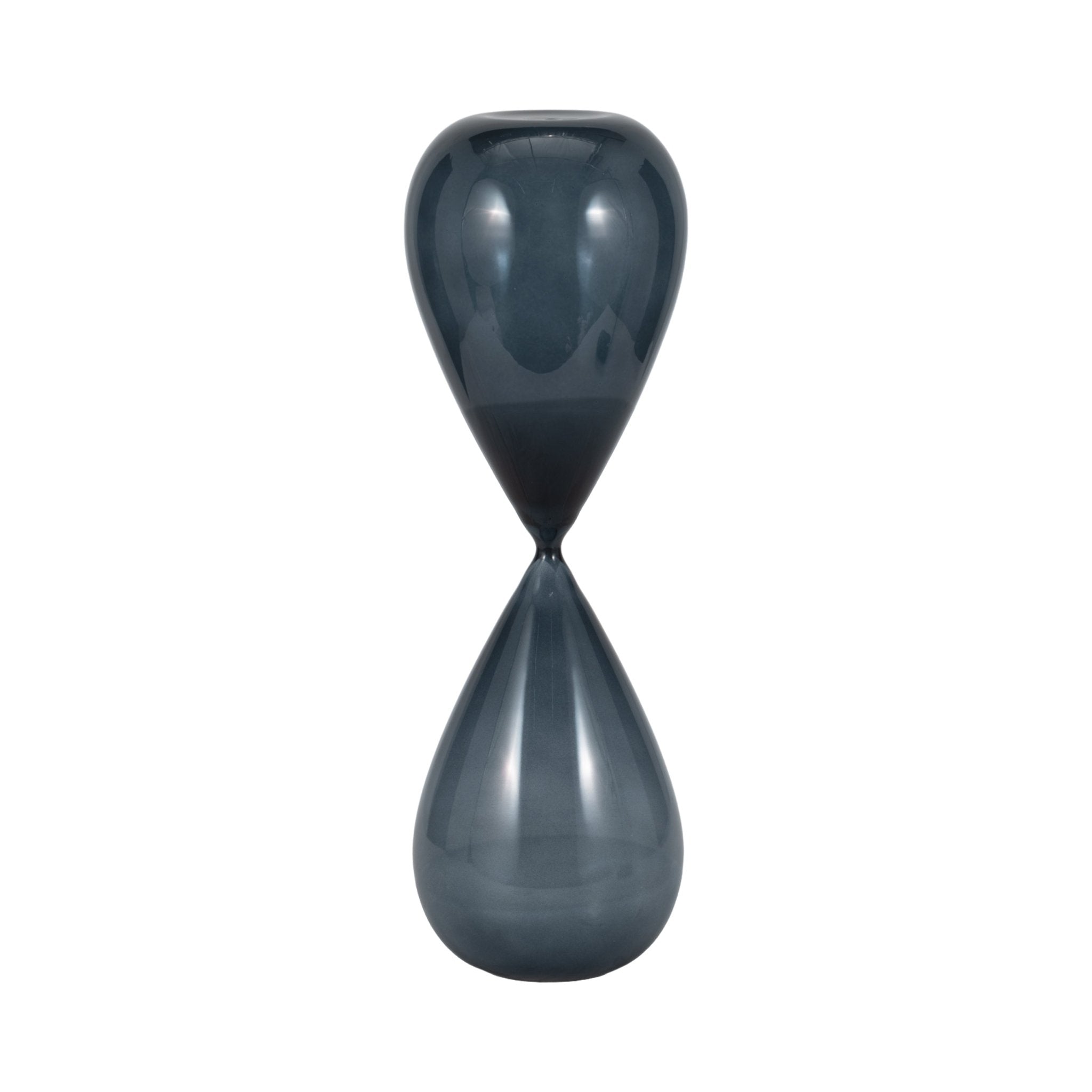 20" Sahini Small Navy Hourglass Table Decors| Sagebrook Home