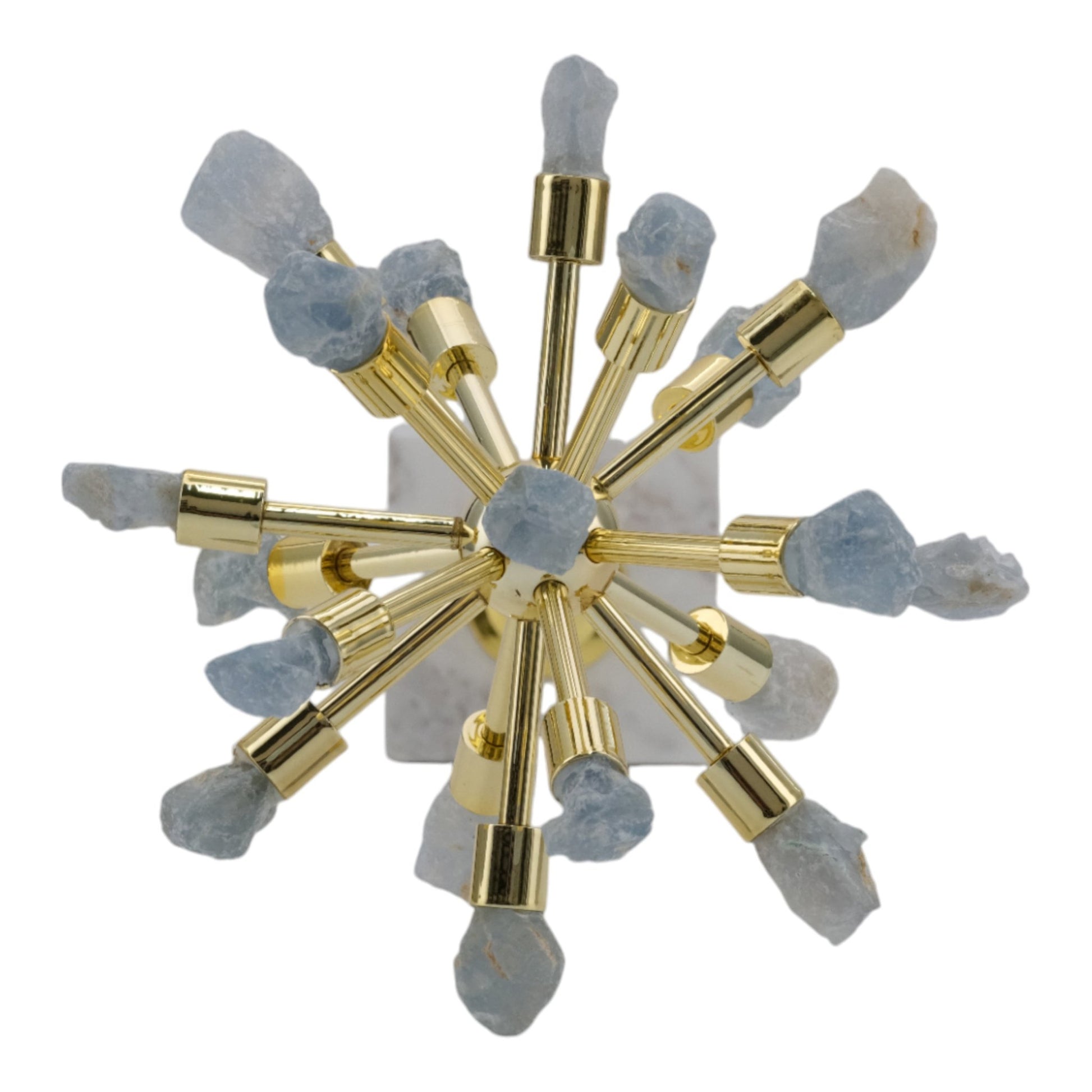 20" Serene Large Blue Starburst Statuary Table Decors| Sagebrook Home