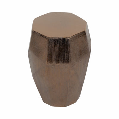 20" Tiziano Ceramic Bronze Garden Stool - Al Rugaib Furniture