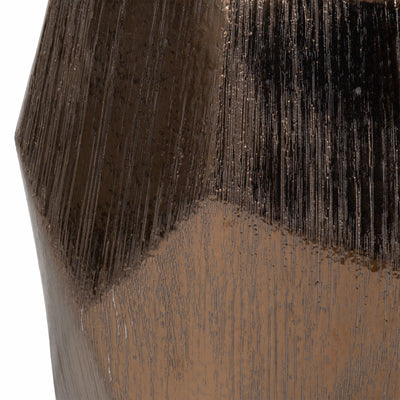 20" Tiziano Ceramic Bronze Garden Stool - Al Rugaib Furniture