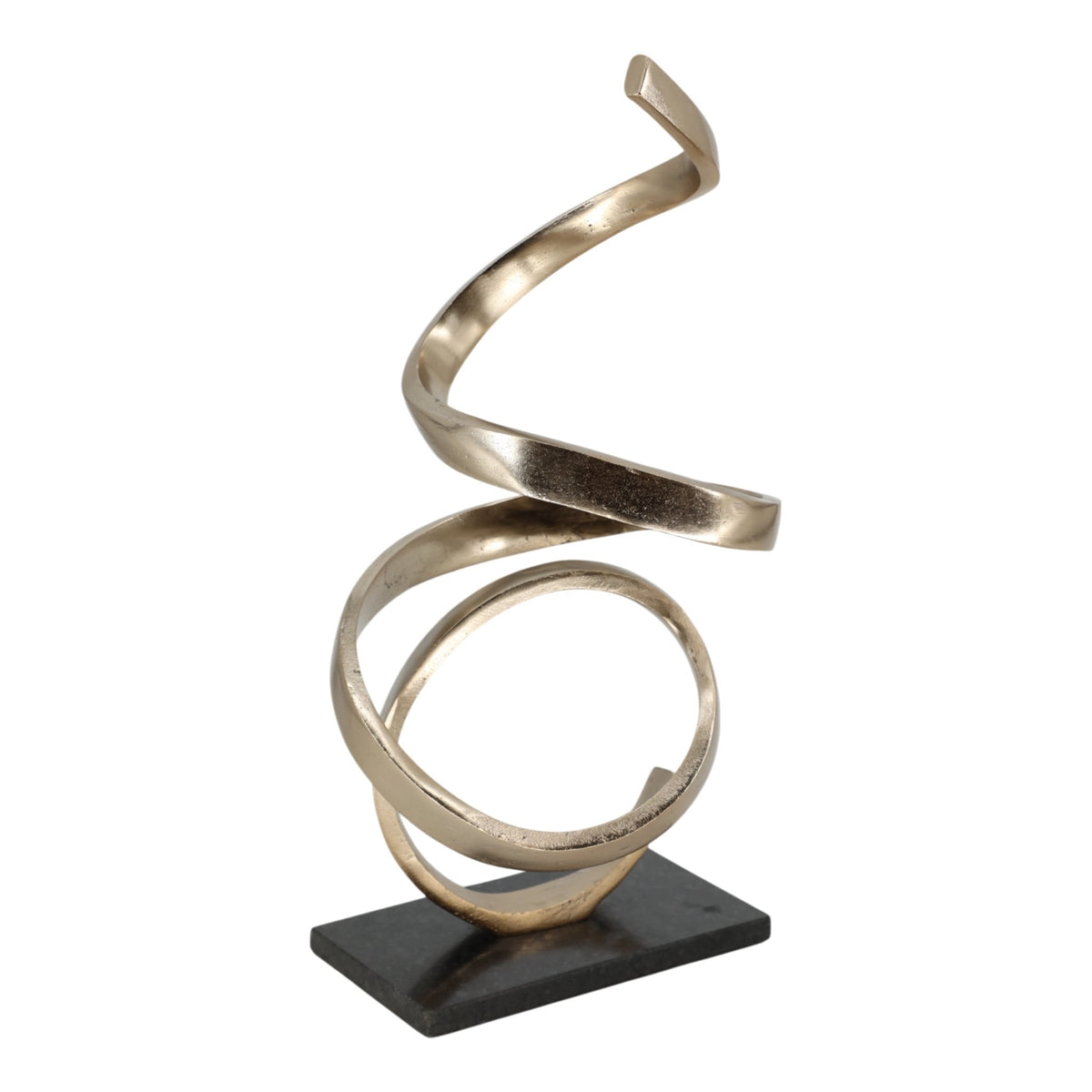 20" Valdez Gold Loop Statuary Table Decors| Sagebrook Home