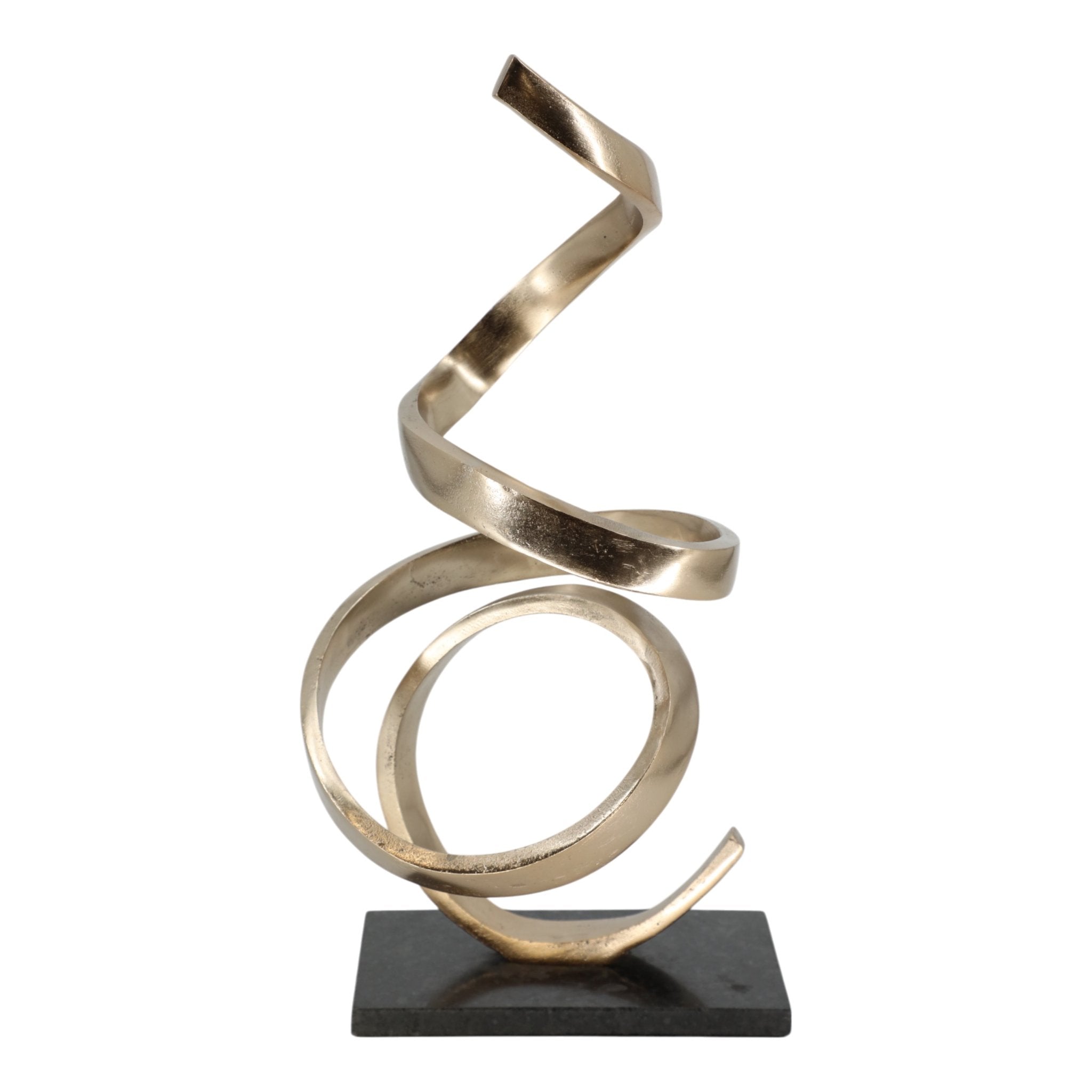 20" Valdez Gold Loop Statuary Table Decors| Sagebrook Home