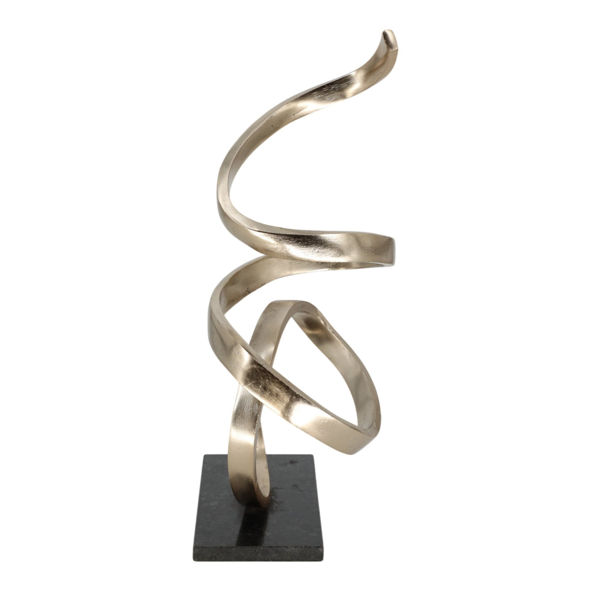 20" Valdez Gold Loop Statuary Table Decors| Sagebrook Home