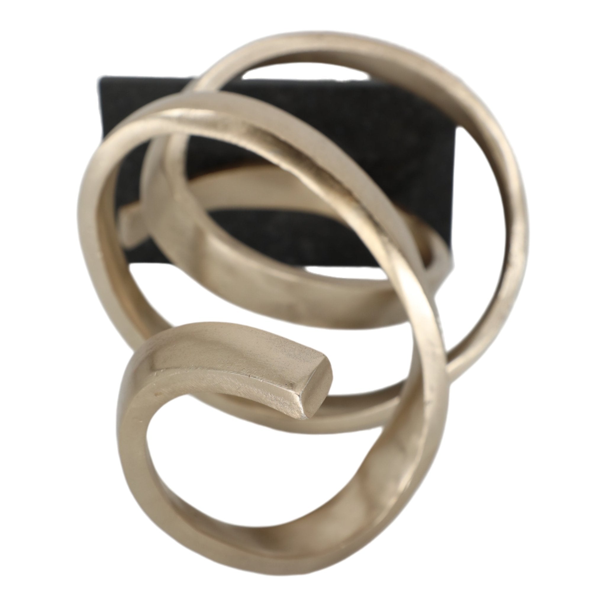 20" Valdez Gold Loop Statuary Table Decors| Sagebrook Home