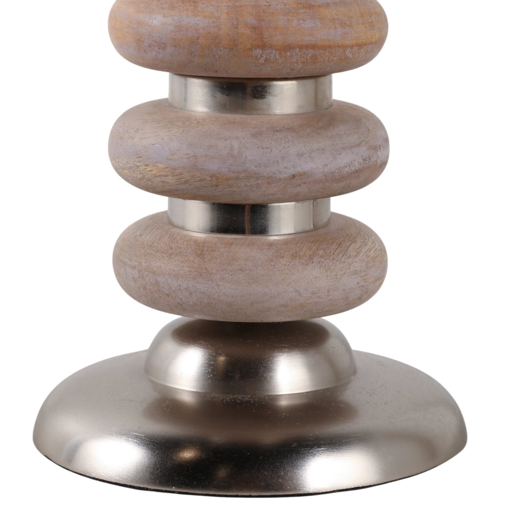 20" Vinita Small Wood Candle Holder Candle Holders| Sagebrook Home