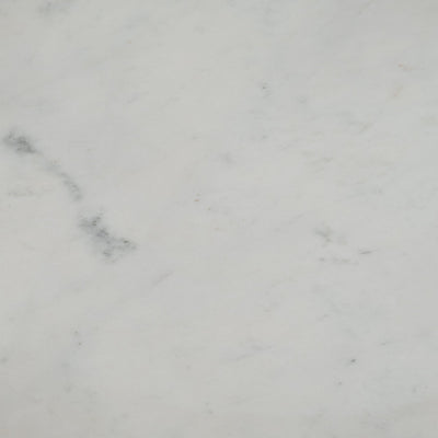 20" Wood Accent Table Marble Top, Natural/white - Al Rugaib Furniture