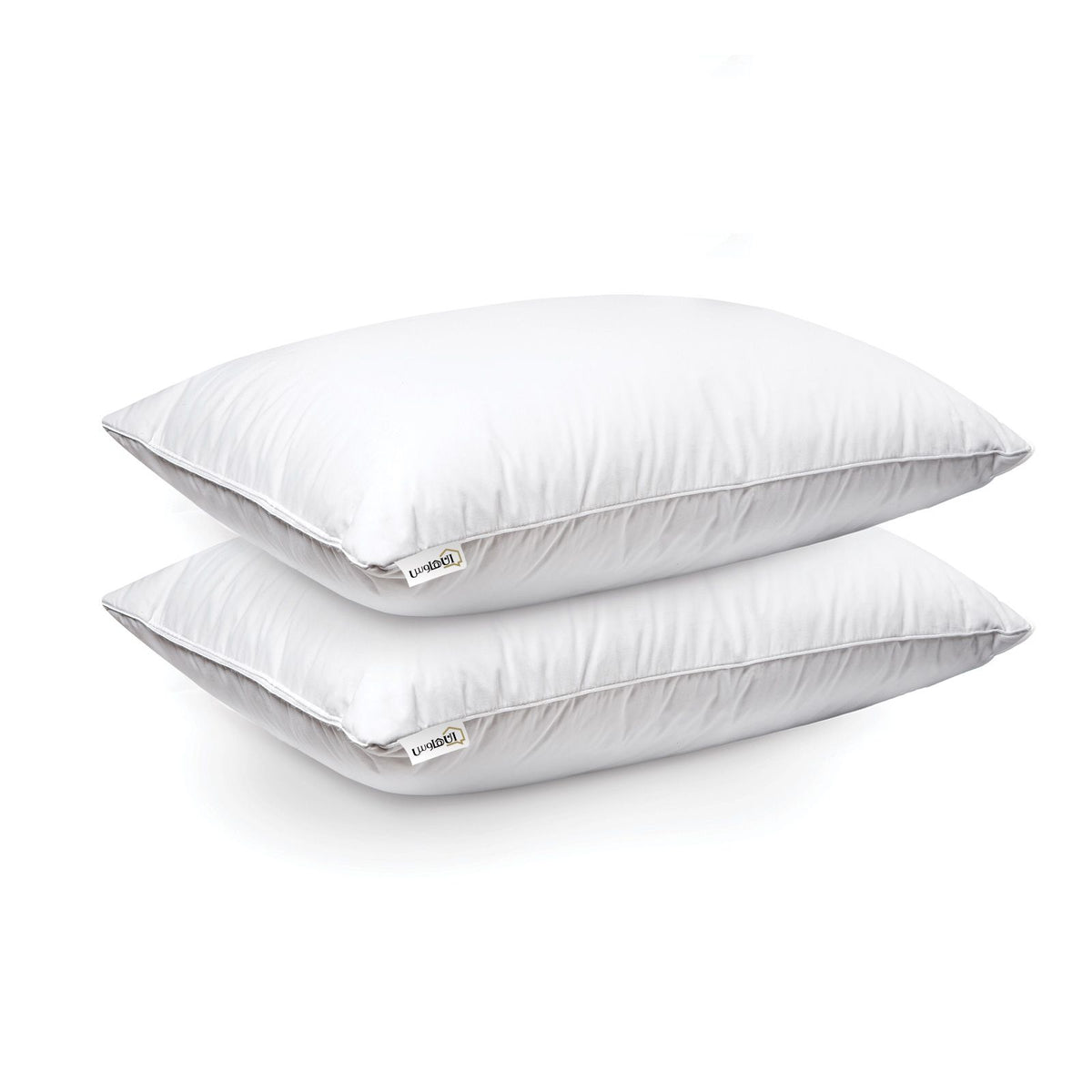 Cotton Bed Pillow with Microfiber Filling 90×50×15