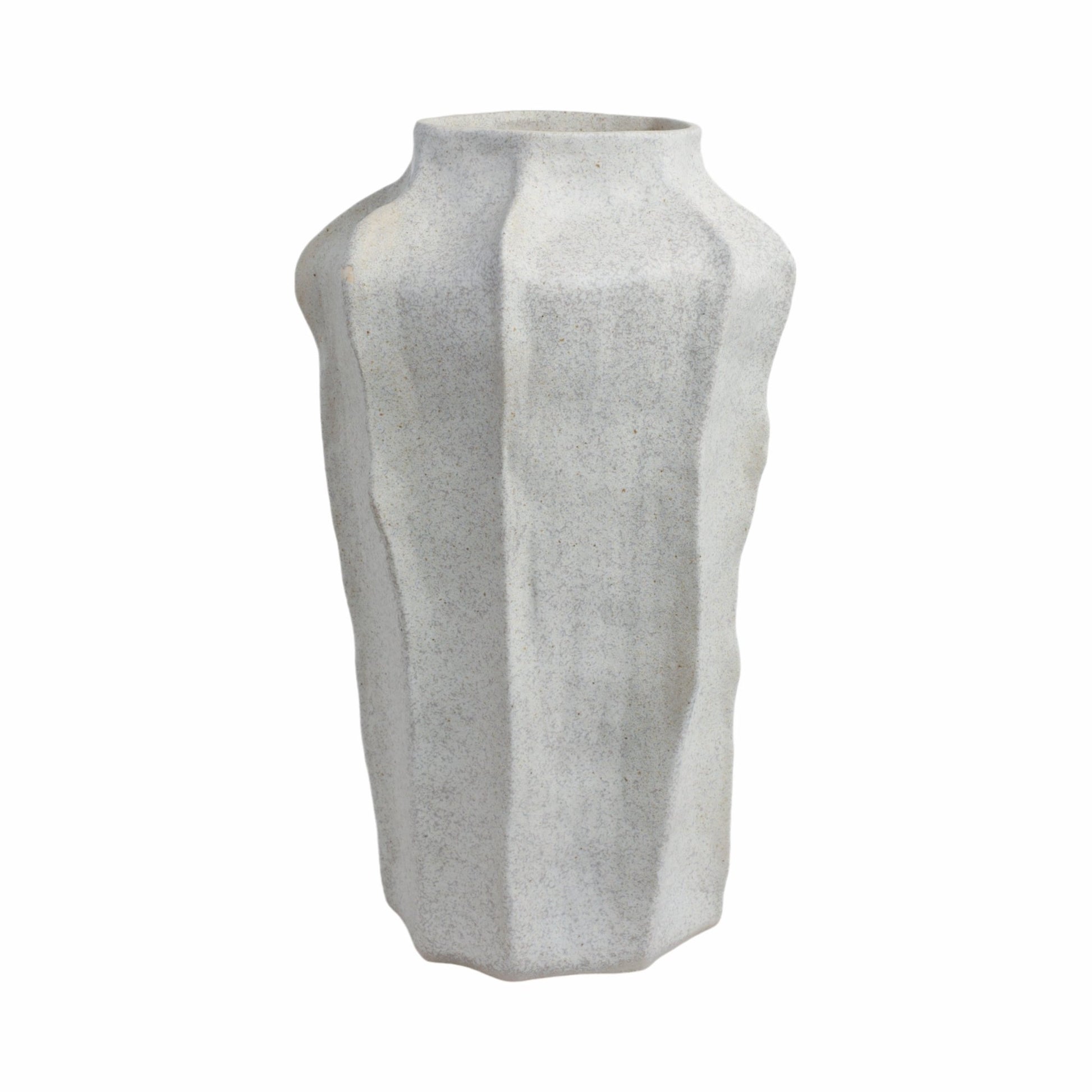 20"DELRIO LARGE PORCELAIN VASE, GRAY Vases and Jars| Sagebrook Home