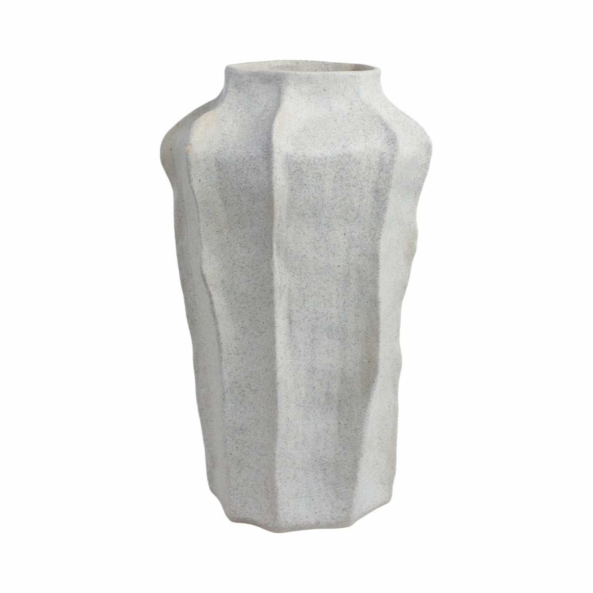 20"DELRIO LARGE PORCELAIN VASE, GRAY Vases and Jars| Sagebrook Home