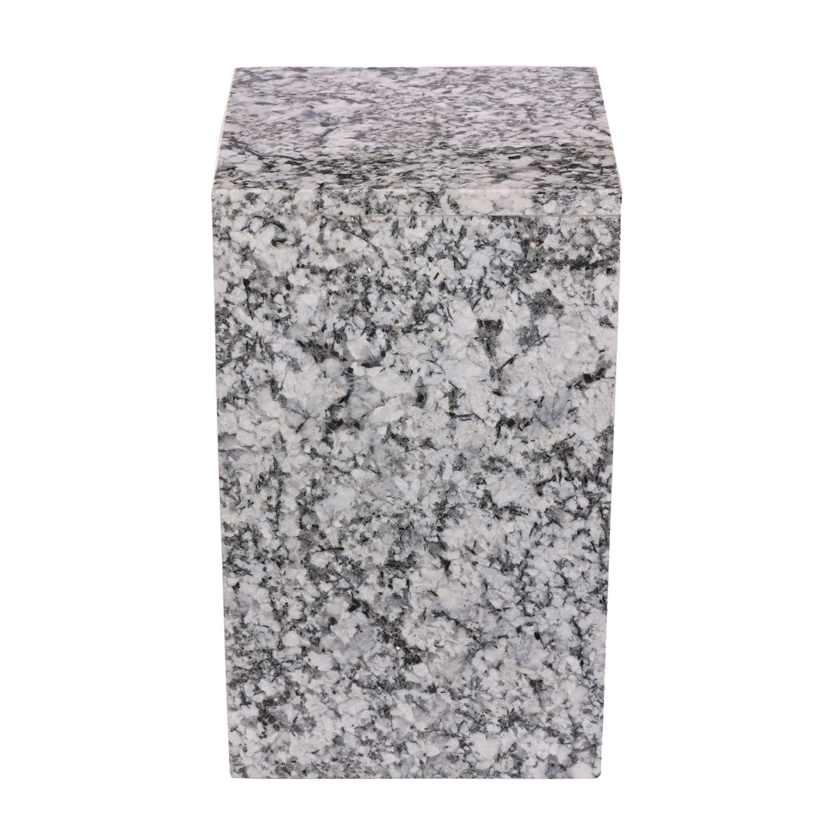 20x12" Marble Pedestal Accent Table, White/black Accent & End Tables| Sagebrook Home