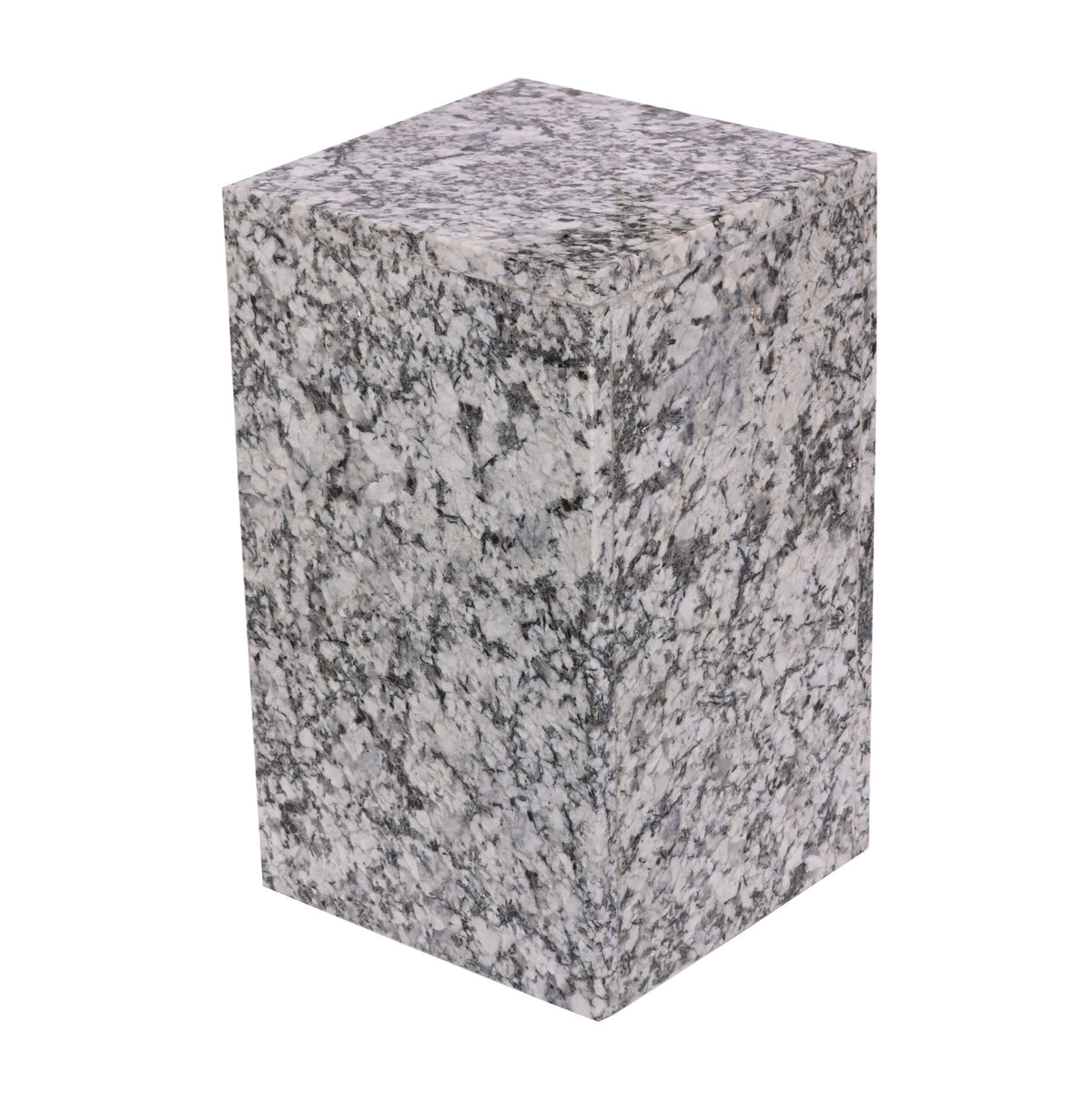 20x12" Marble Pedestal Accent Table, White/black Accent & End Tables| Sagebrook Home