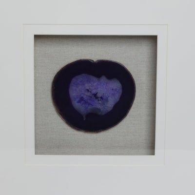 20X20 S/2 FRAMED AGATE, PURPLE - Al Rugaib Furniture