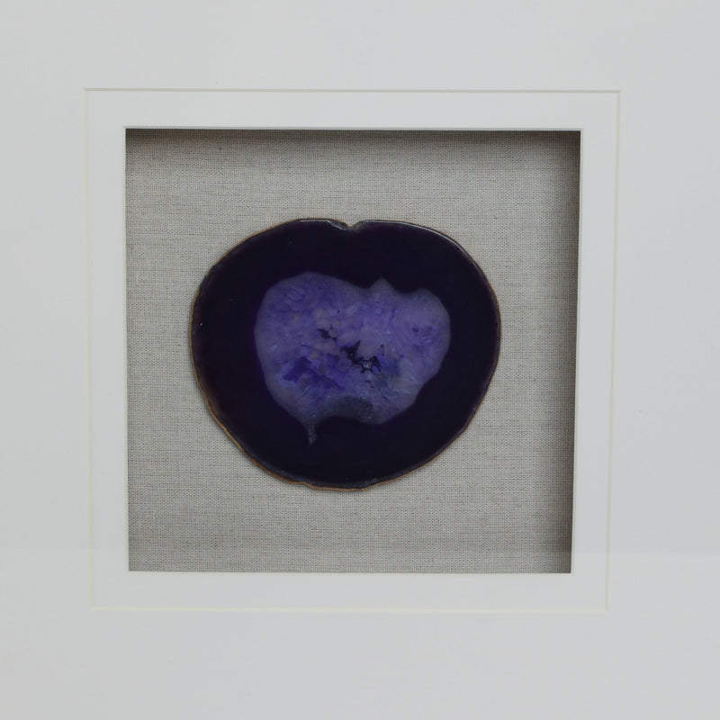 20X20 S/2 FRAMED AGATE, PURPLE - Al Rugaib Furniture