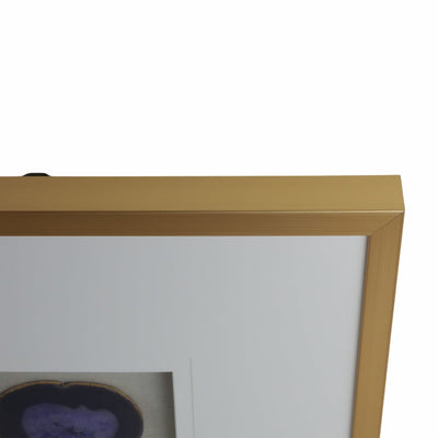 20X20 S/2 FRAMED AGATE, PURPLE - Al Rugaib Furniture