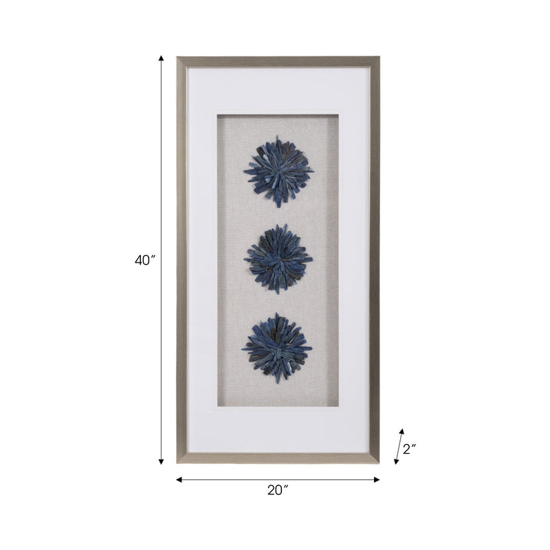 20x40 Ainsley Stone Shadowbox Wall Decor - Al Rugaib Furniture