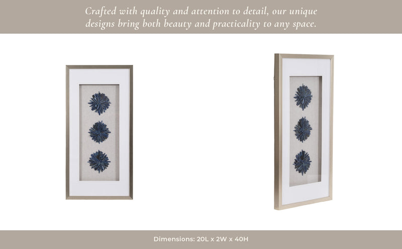 20x40 Ainsley Stone Shadowbox Wall Decor - Al Rugaib Furniture