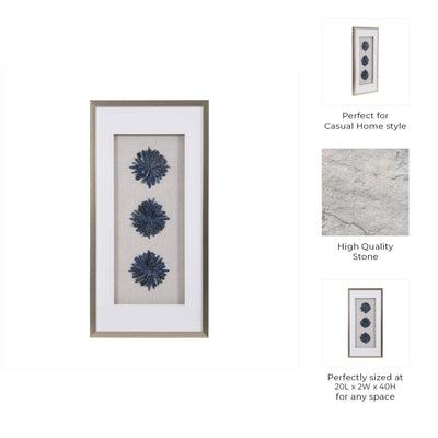 20x40 Ainsley Stone Shadowbox Wall Decor - Al Rugaib Furniture