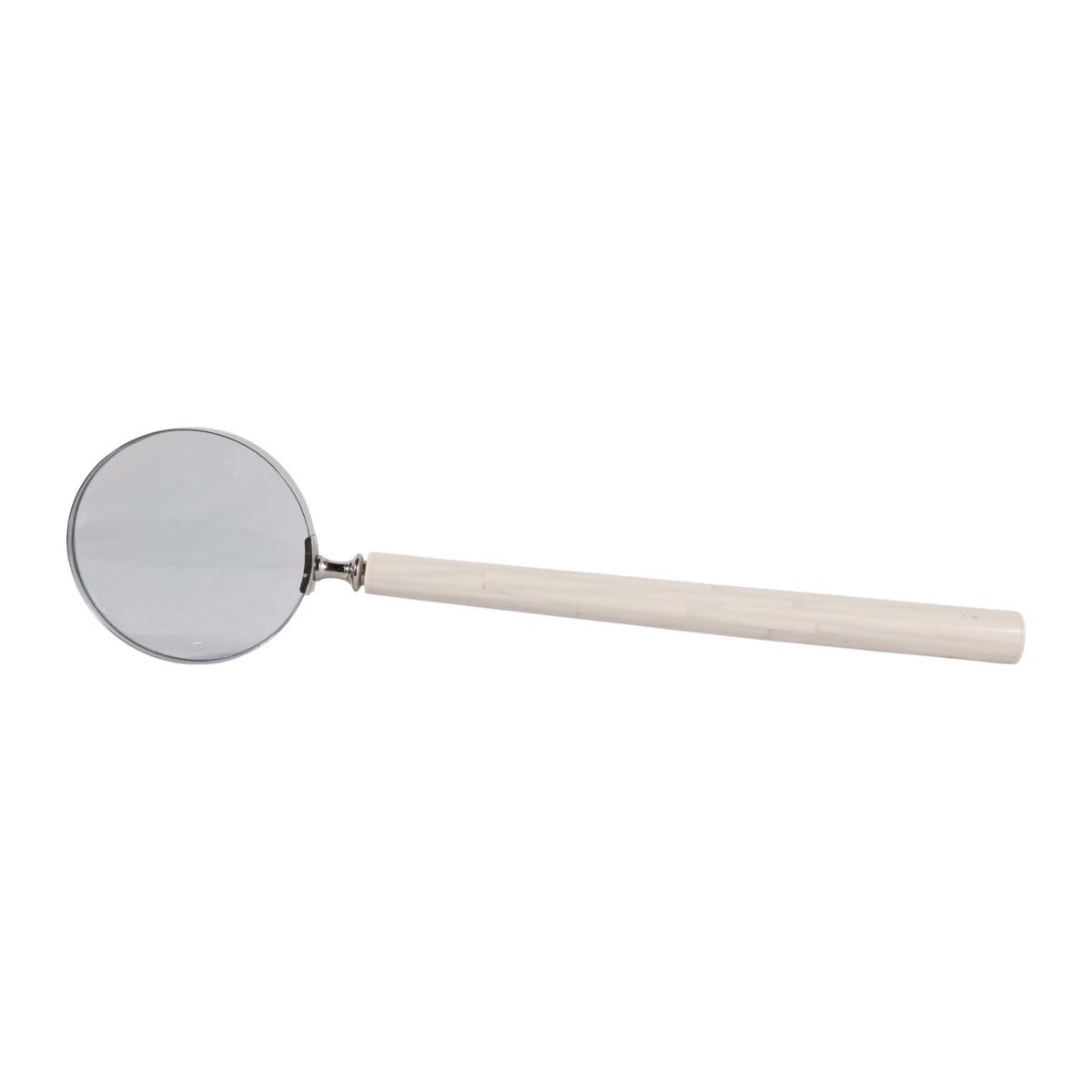 20x5" Xl Resin Magnifying Glass, Ivory Table Decors| Sagebrook Home