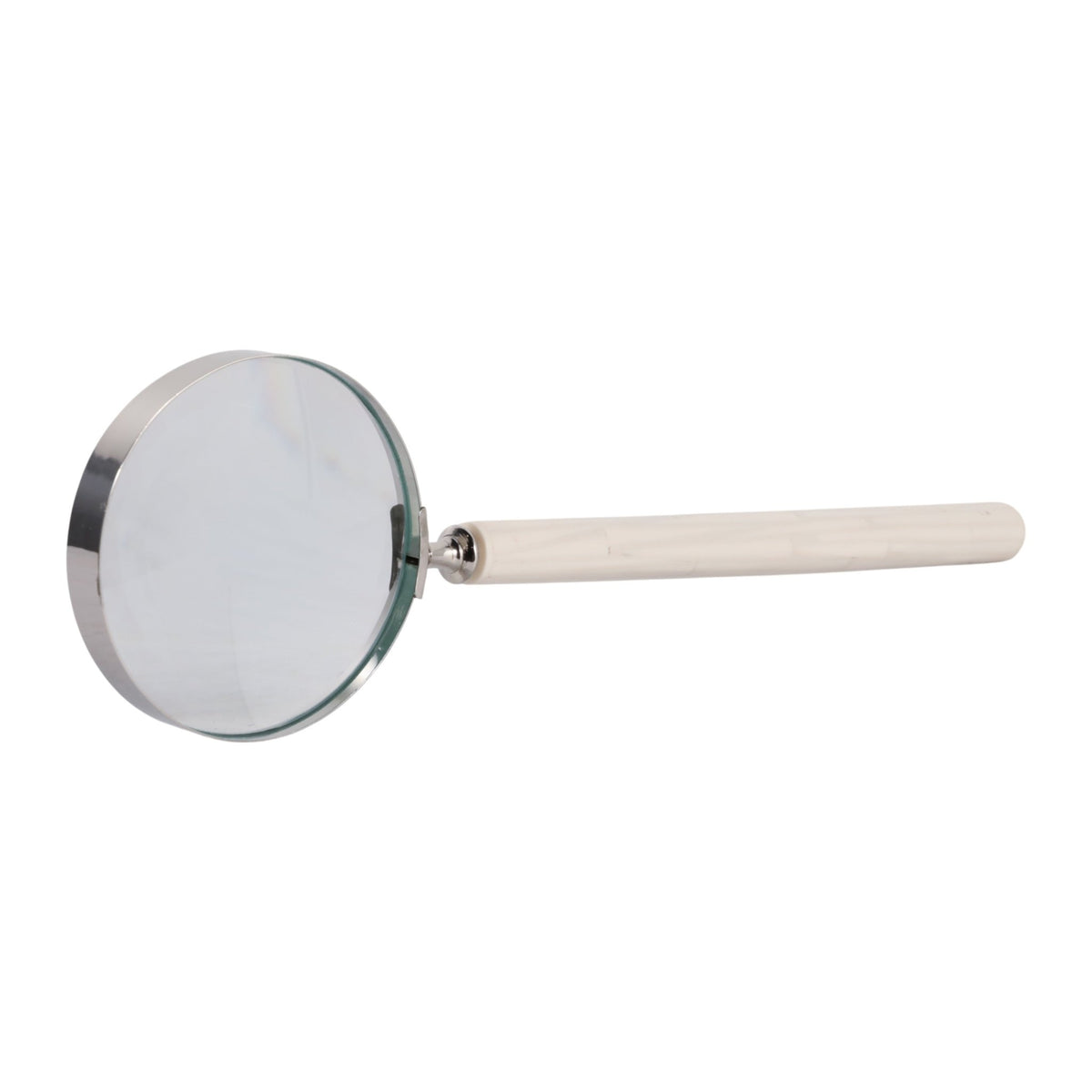 20x5" Xl Resin Magnifying Glass, Ivory Table Decors| Sagebrook Home