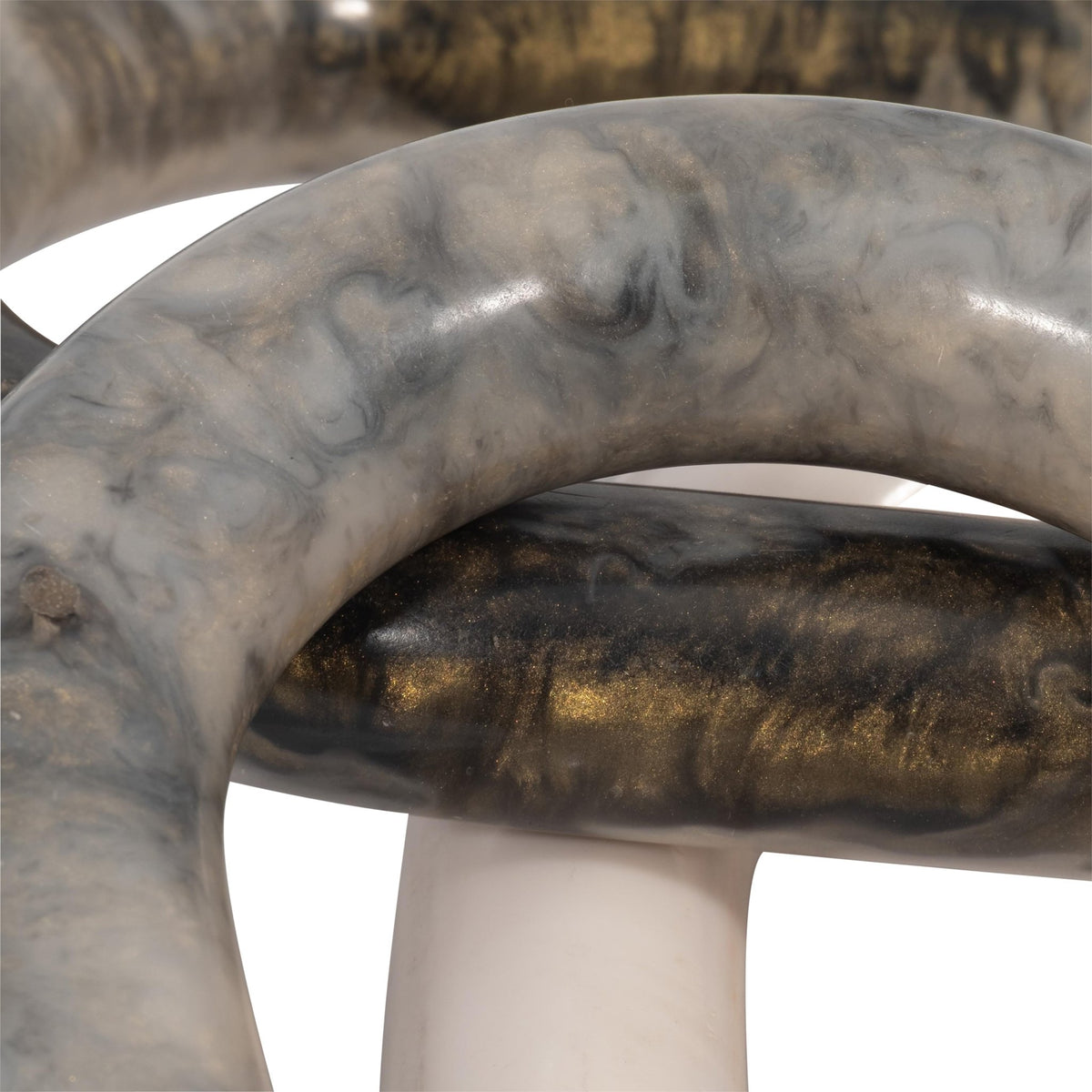 21" Desta Grey Resin Link Chain Table Decors| Sagebrook Home