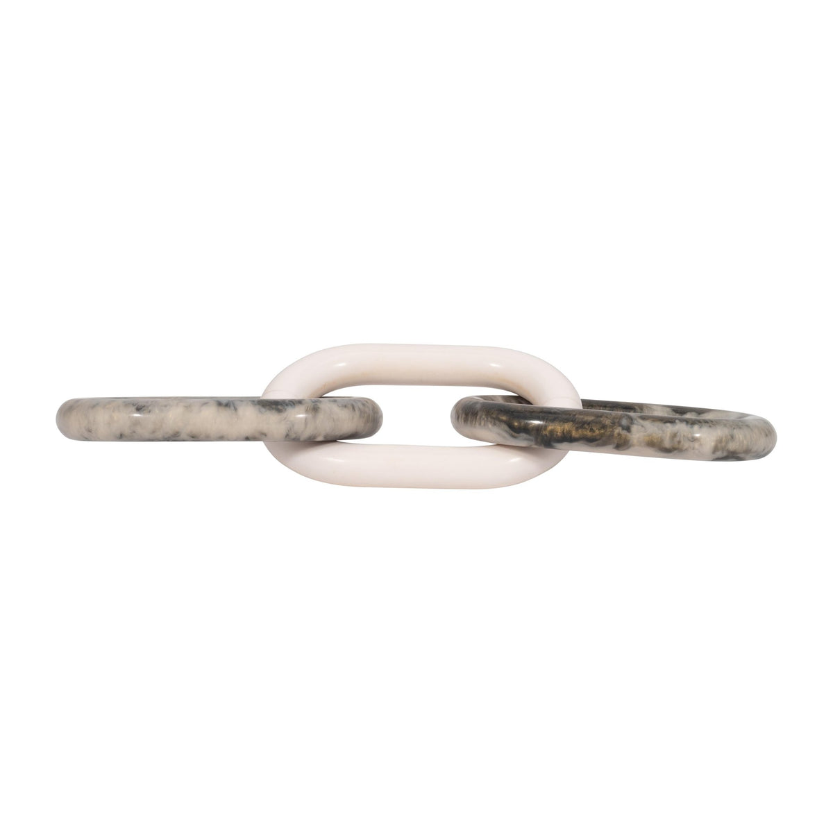 21" Desta Grey Resin Link Chain Table Decors| Sagebrook Home