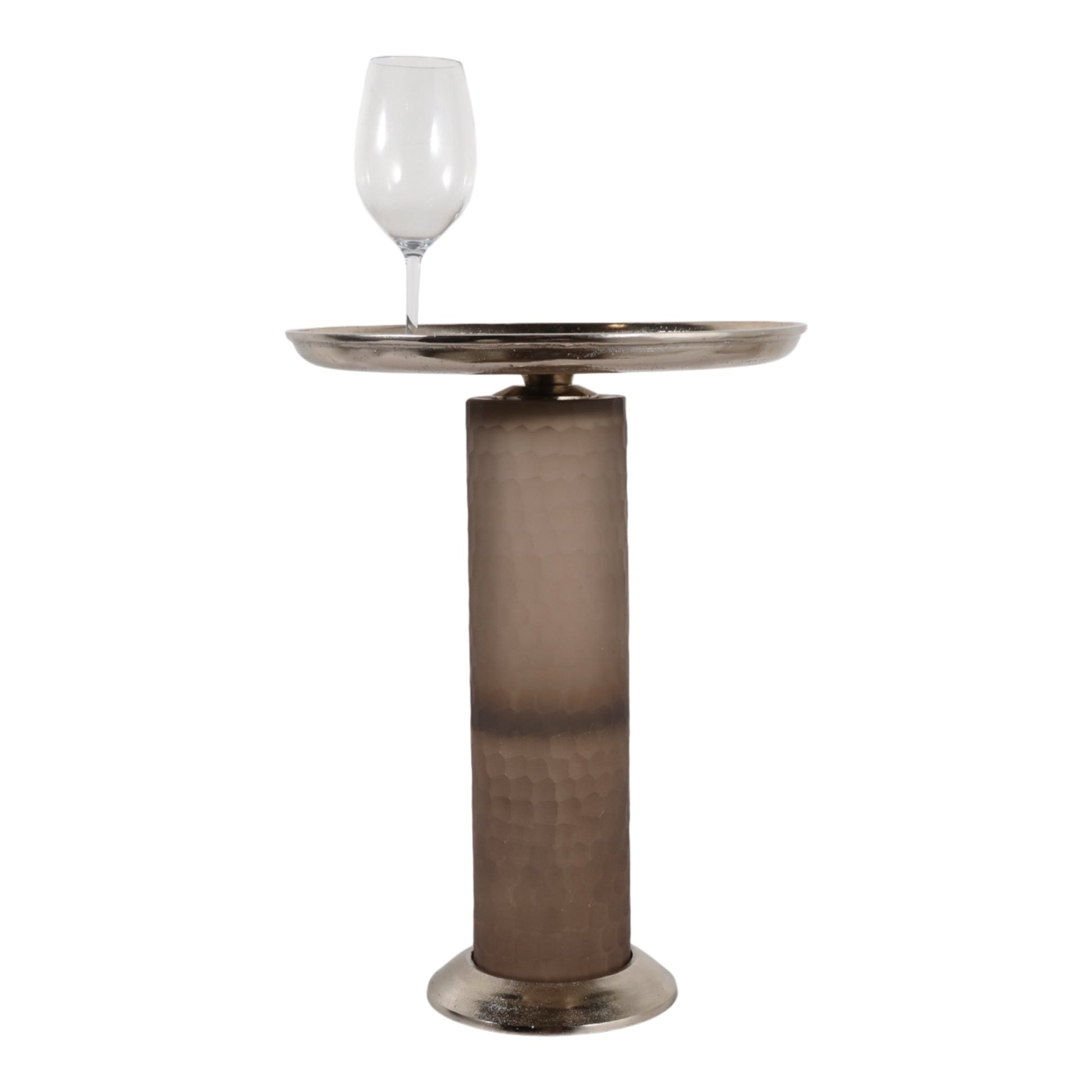 21" Gallioplis Glass And Metal Accent Table Accent & End Tables| Sagebrook Home