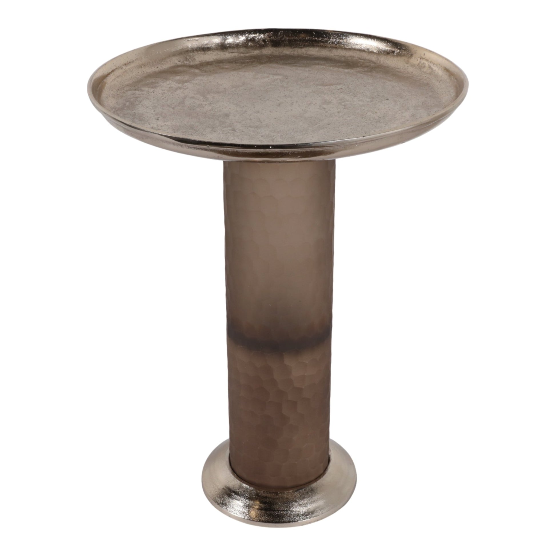 21" Gallioplis Glass And Metal Accent Table Accent & End Tables| Sagebrook Home