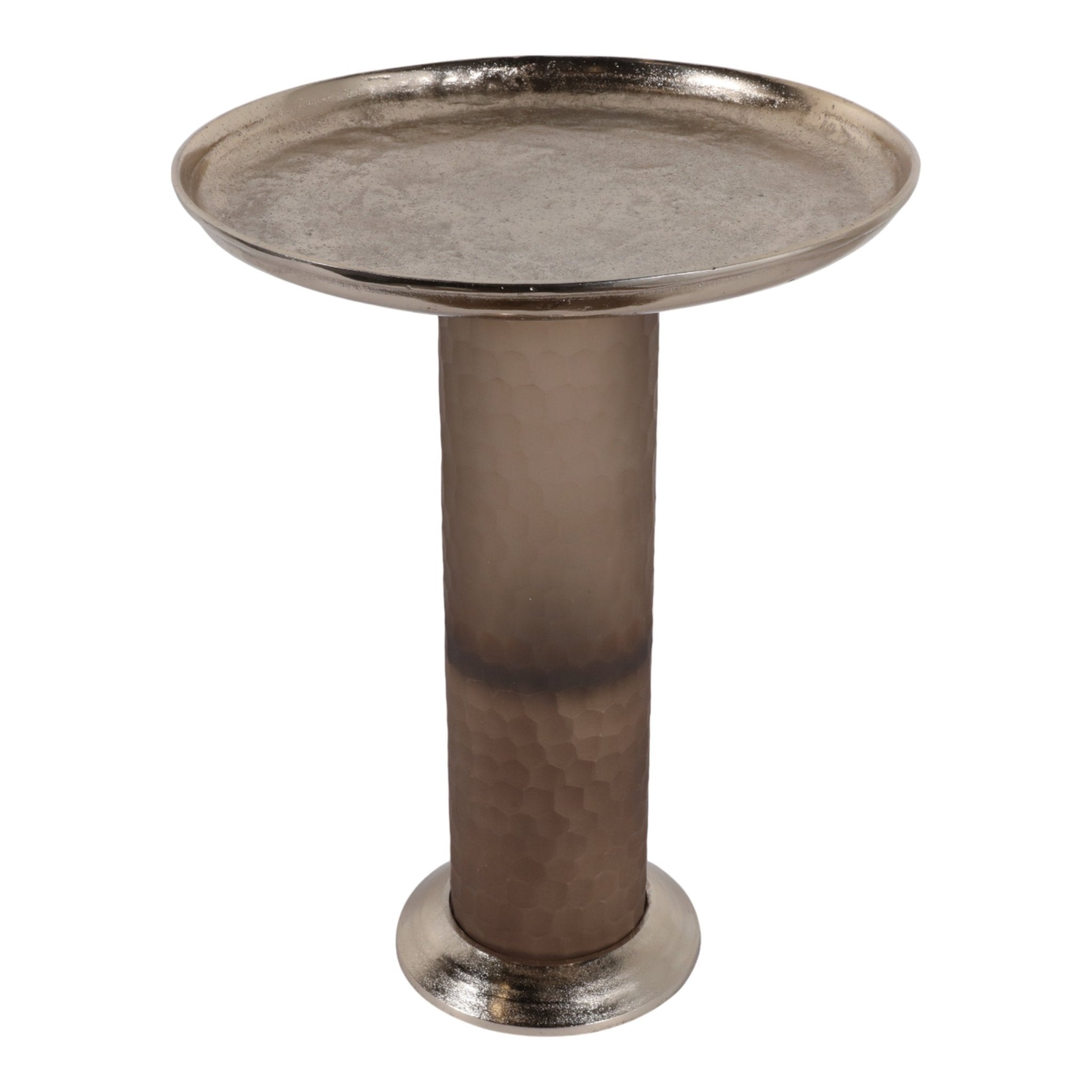 21" Gallioplis Glass And Metal Accent Table Accent & End Tables| Sagebrook Home