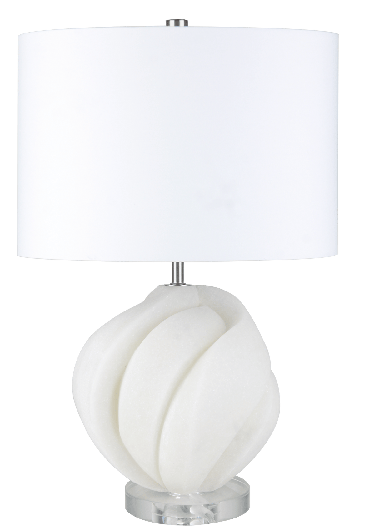 21" GOSHEN QUARTZ RESIN TABLE LAMP Table Lamps| Sagebrook Home