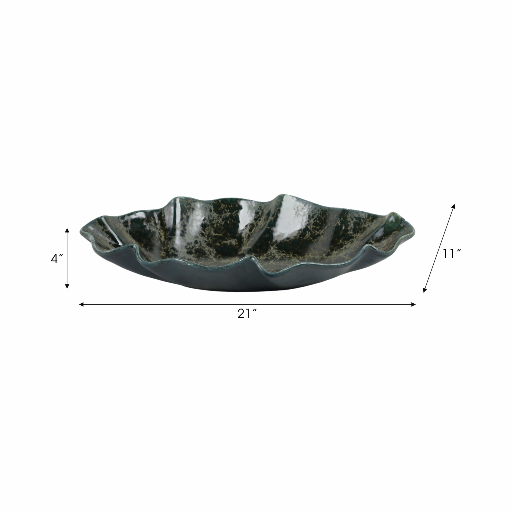 21" Sobreda Portugal Oval Bowl Table Decors| Sagebrook Home