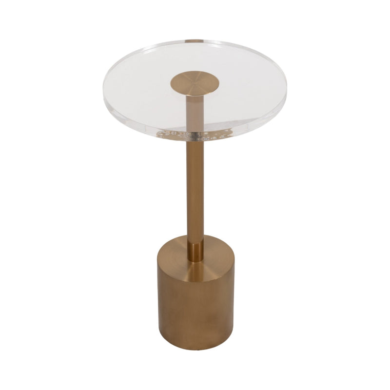21" Talia Acrylic Accent Table - Al Rugaib Furniture