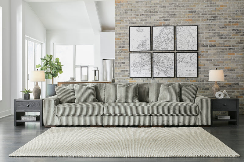Lindyn Black/Gray XL Sofa