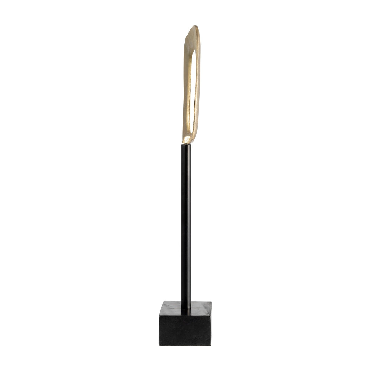 21.75" ALUMINUM RHOMBUS ON STAND, GOLD, KD Table Decors| Sagebrook Home