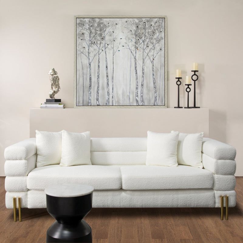 21"H METAL CANDLE HOLDER, BLACK - Al Rugaib Furniture