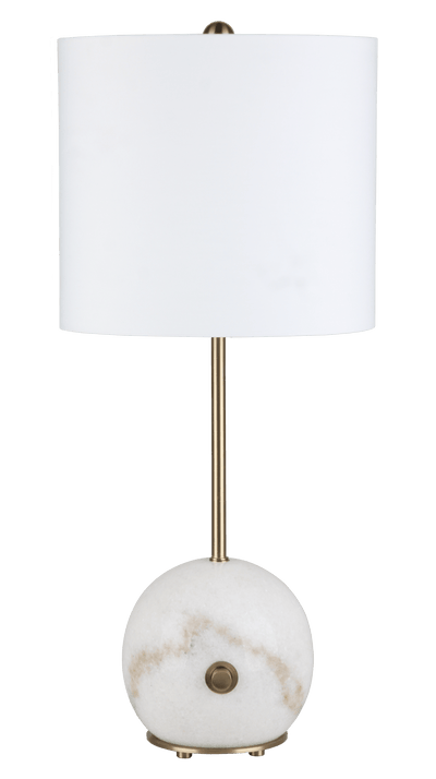 22" ASTER MARBLE TABLE LAMP - Al Rugaib Furniture