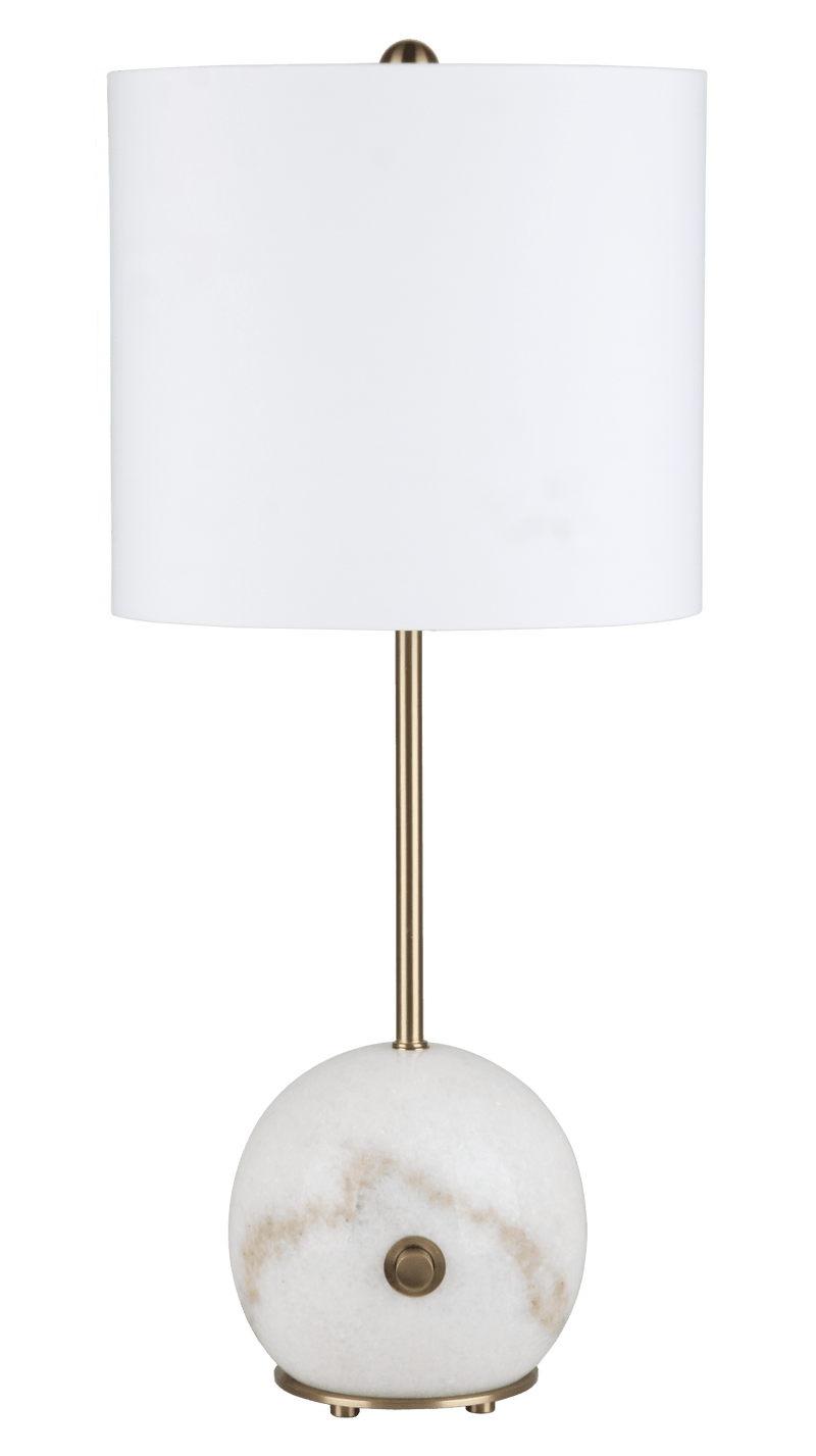 22" ASTER MARBLE TABLE LAMP - Al Rugaib Furniture