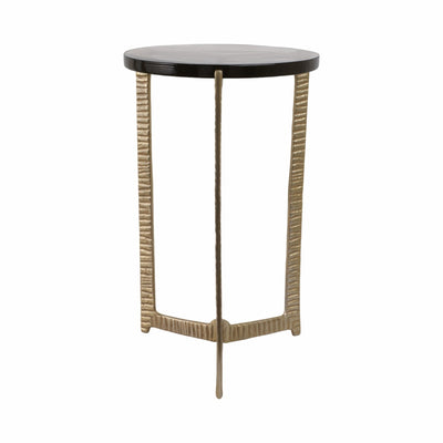 22" Bennington Tall Recycled Glass Accent Table - Al Rugaib Furniture