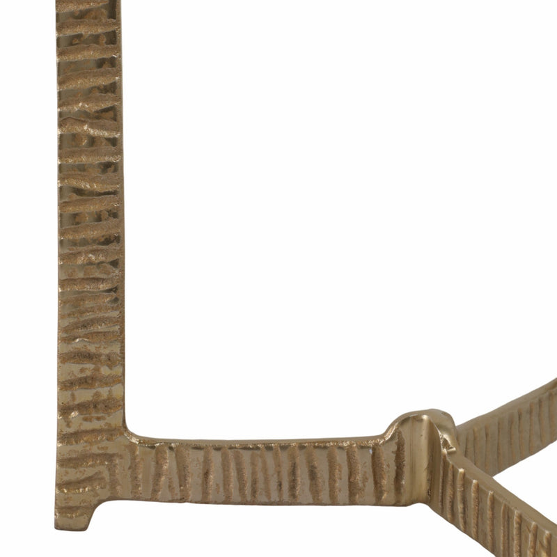 22" Bennington Tall Recycled Glass Accent Table - Al Rugaib Furniture