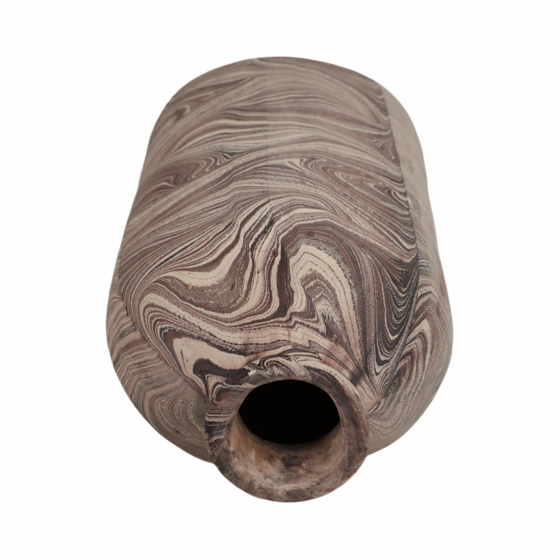 22" CARRANA LARGE BROWN ECOMIX VASE Vases and Jars| Sagebrook Home