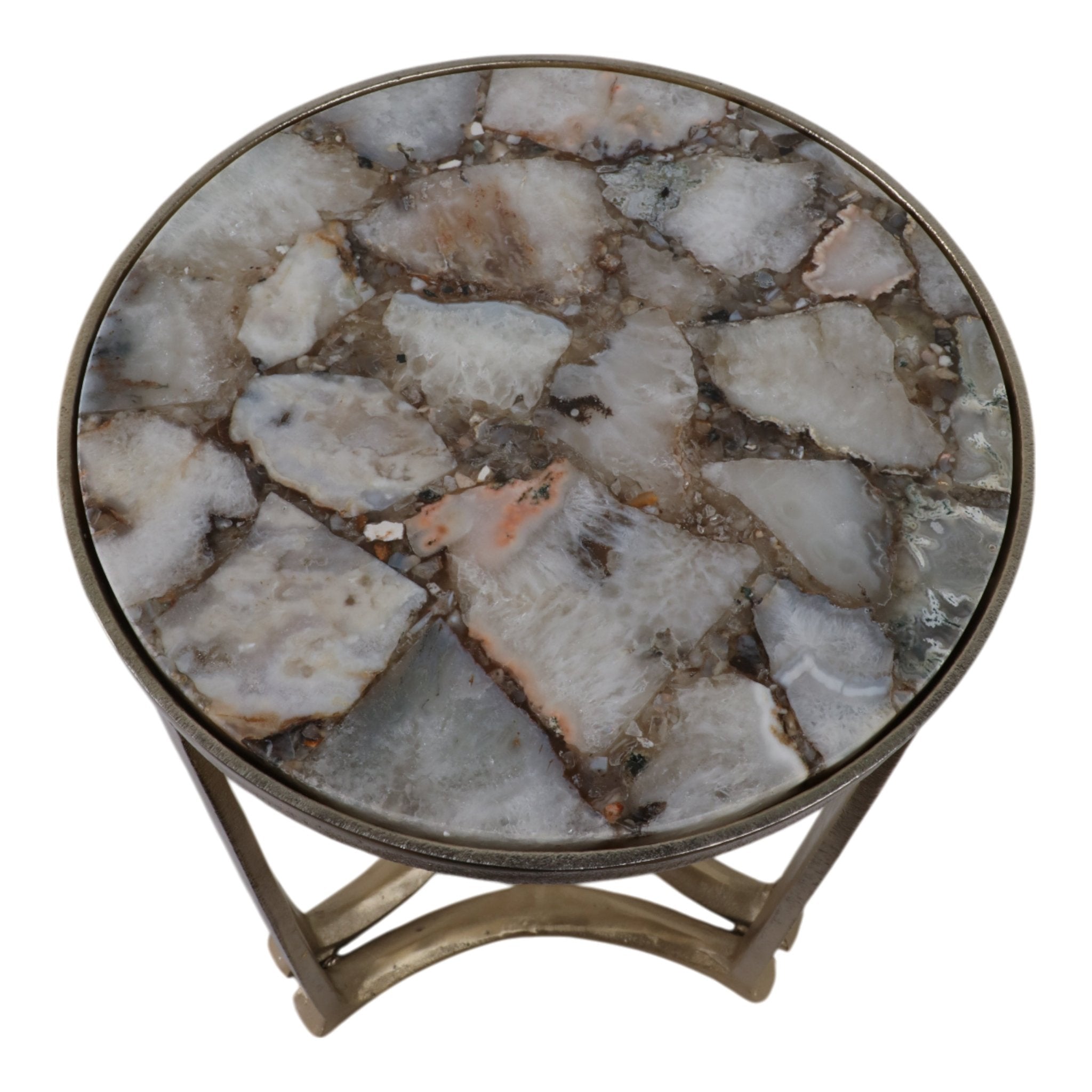 22" Ellendale Quartz Top Accent Table Accent & End Tables| Sagebrook Home