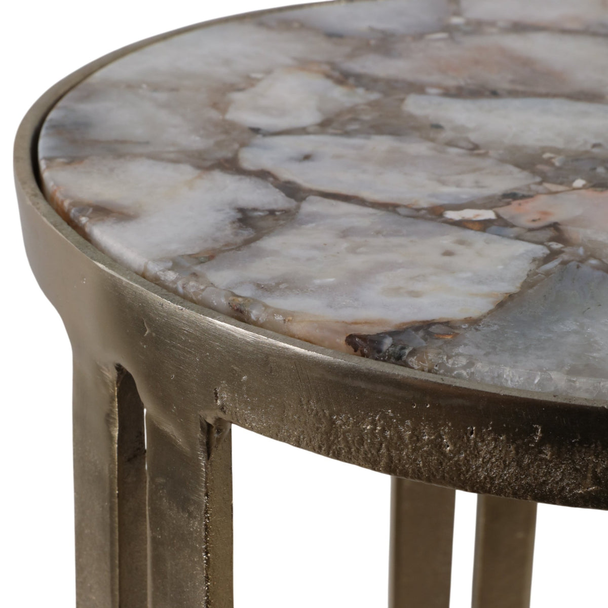 22" Ellendale Quartz Top Accent Table Accent & End Tables| Sagebrook Home