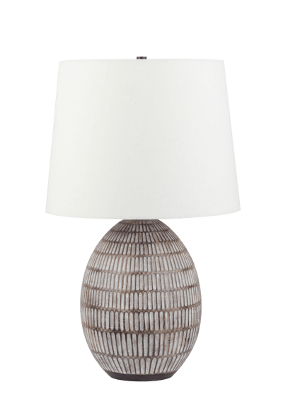 22" ESTHER CERAMIC TABLE LAMP - Al Rugaib Furniture